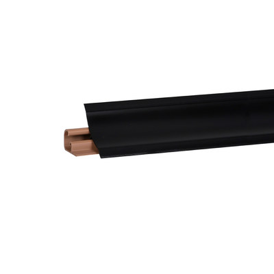 Плинтус Черный матовый 3м № LB23-6051