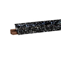 Плинтус Черный кристал 3м № LB23-6124