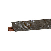 Плинтус Мрамор черный 3м № LB23-6213