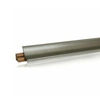 Плинтус Алюминий 3м № LB23-610 (от Плинтус Алюминий серебристый отличается оттенком) (КЗ LB23-605)