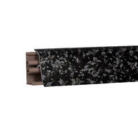 Плинтус Черное серебро 3м № LB371-6114 (№ 381)