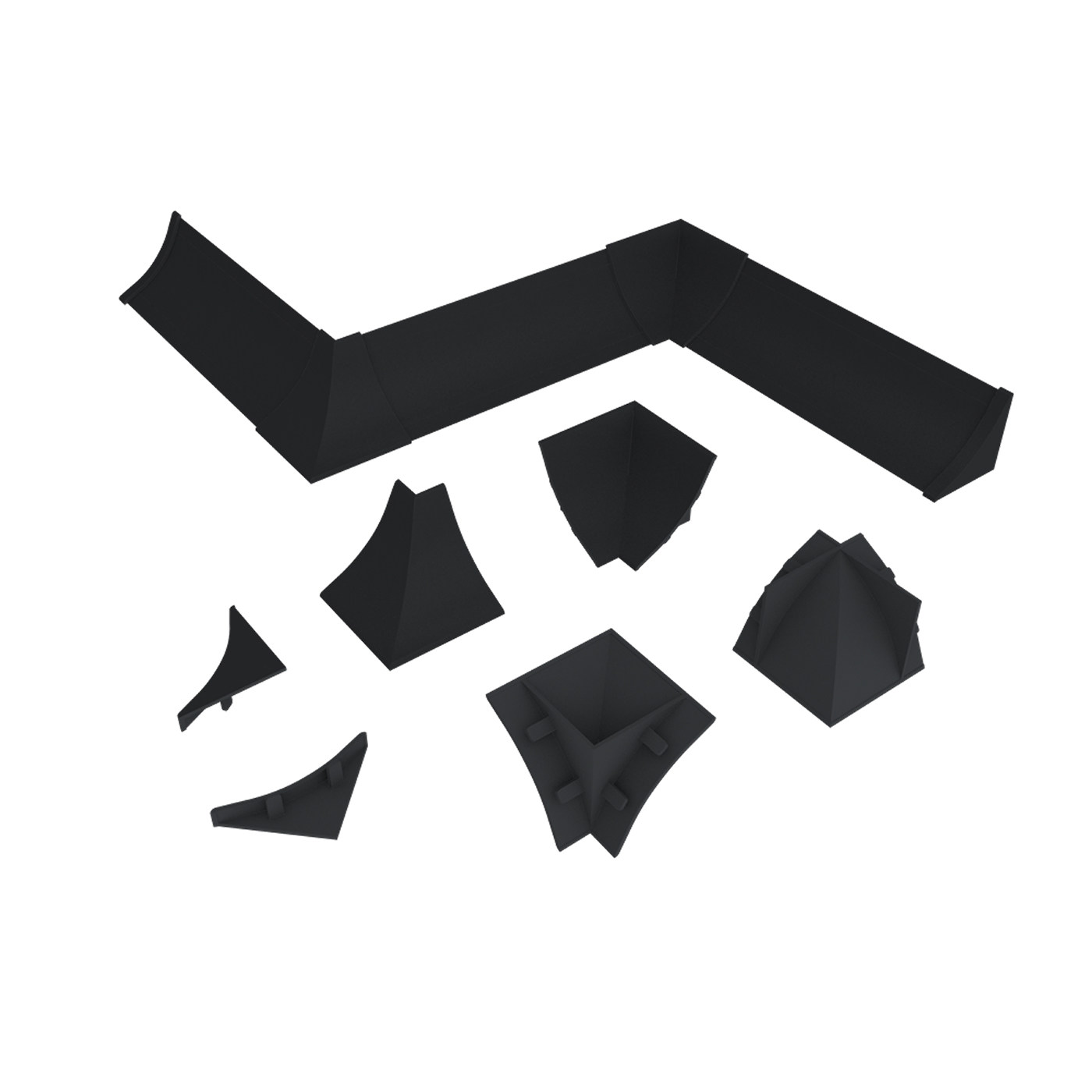 Комплект заглушек Гранит темный № LB23-639