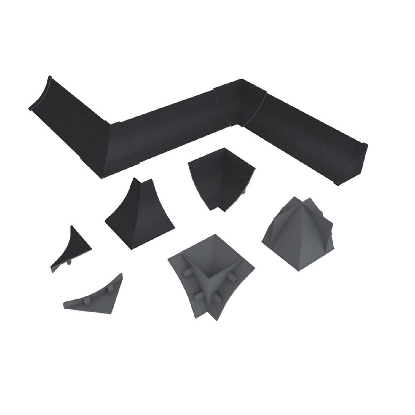 Комплект заглушек Алюминий сатин № LB23-611