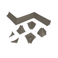 Комплект заглушек Антрацит № LB23-620