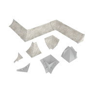 Комплект заглушек Королевский опал светлый № LB23-6029 (крашенный)