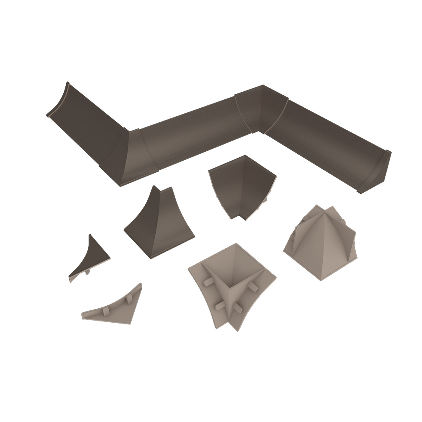 Комплект заглушек Дуб выбелен. № LB23-6084 (крашенный)