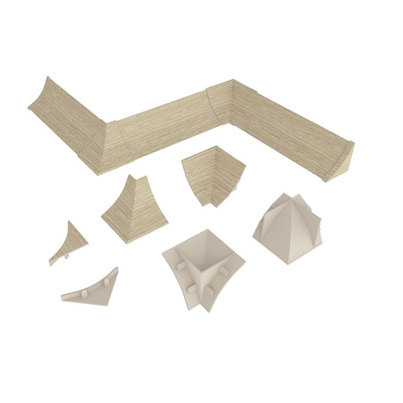 Комплект заглушек Дуб сонома № LB23-6046 (крашенный)