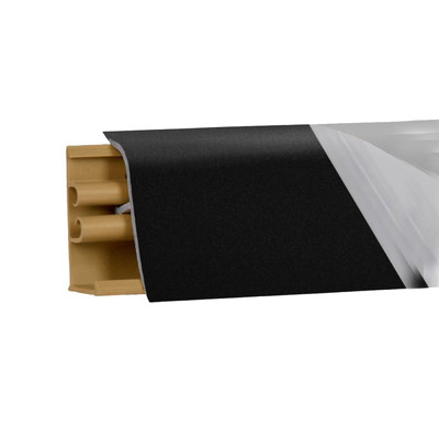 Плинтус Черный матовый 3м №LB38RUS-12 (кз № LB38-459)
