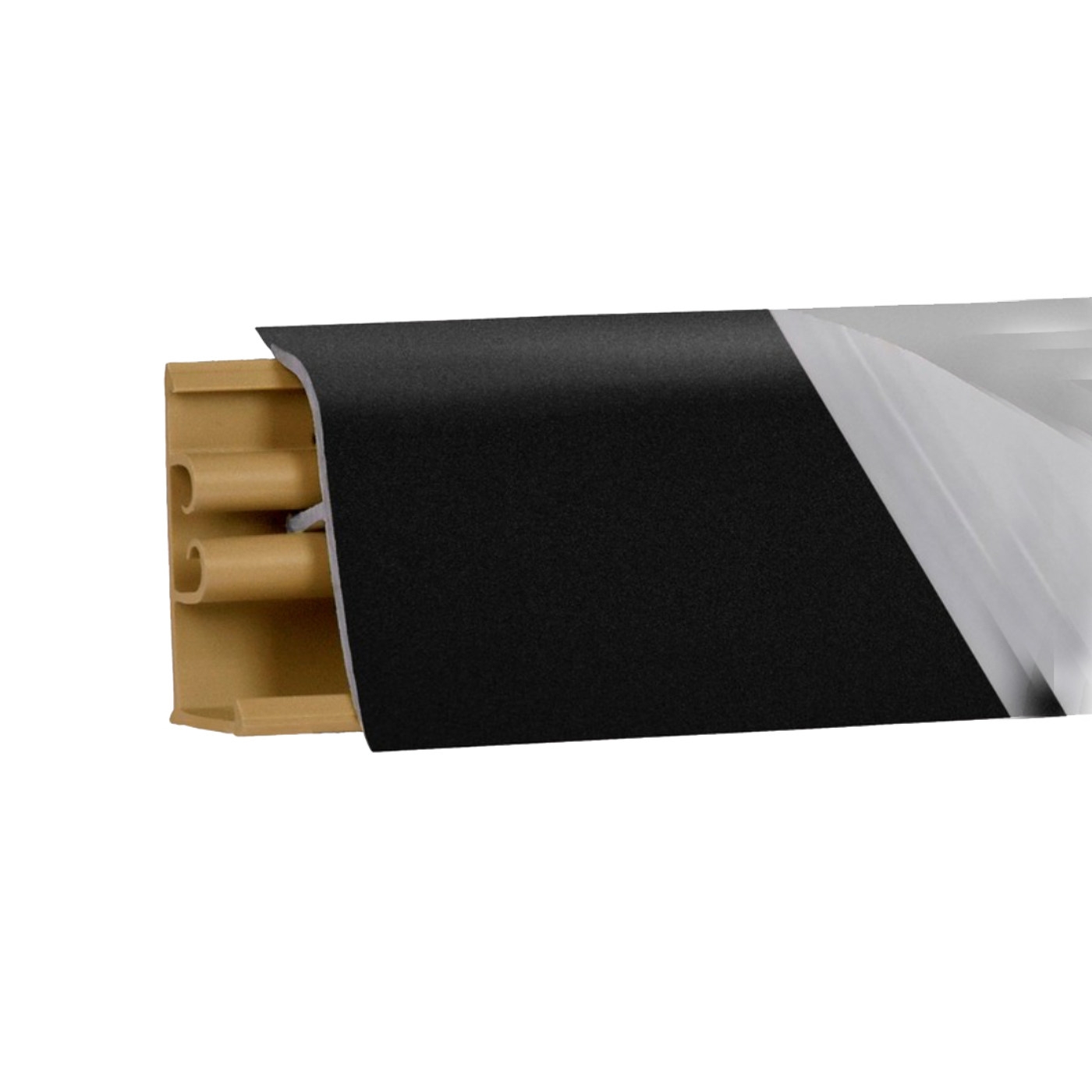 Плинтус Черный матовый 3м №LB38RUS-12 (кз № LB38-459)