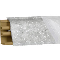 Плинтус Семолина серая 3м №LB38RUS-54 (кз № LB38-391)