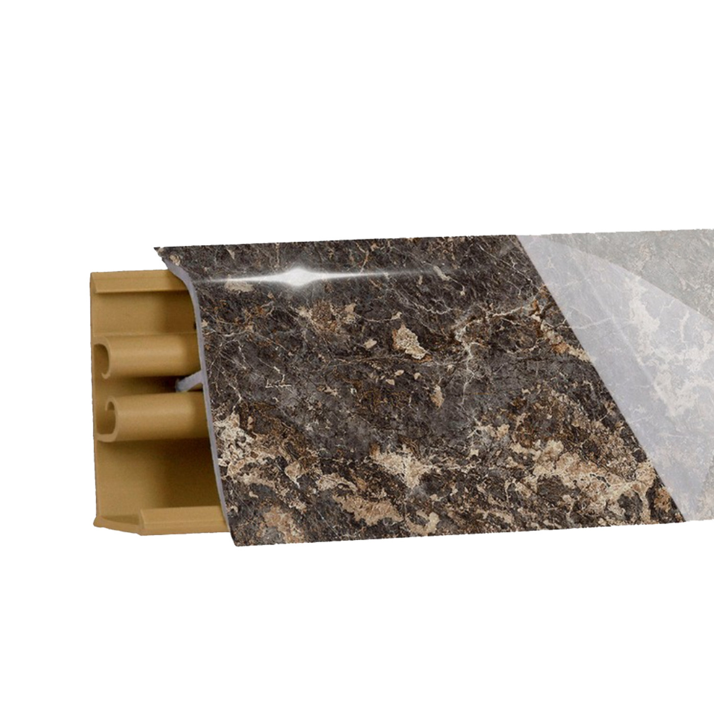 Плинтус Королевский опал глянец 3м №LB38RUS-31 (кз № LB38-485)