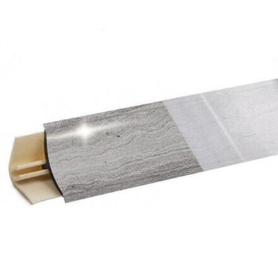 Плинтус Травертин серый глянец 3м №LB15RUS-45 (кз № LB15-605)