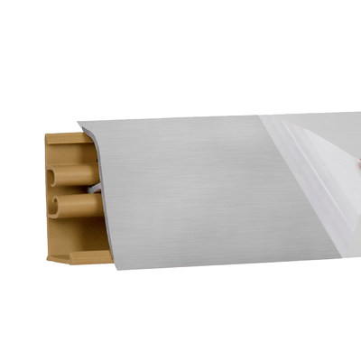 Плинтус Алюминий 4,2м №LB38RUS-13 (кз № LB38-310)