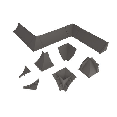 Комплект заглушек Серый № LB23-605