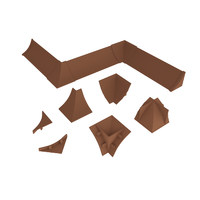 Комплект заглушек Светлый коричневый № LB23-602