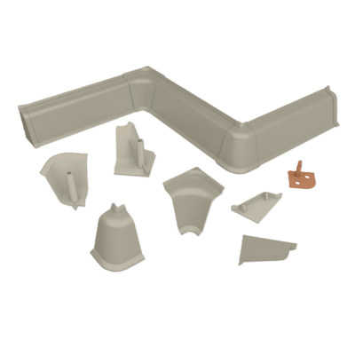 Комплект заглушек Onyx srebny № LB37,38-483