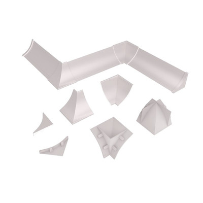 Комплект заглушек Искра белая глянец № LB37,38-6082