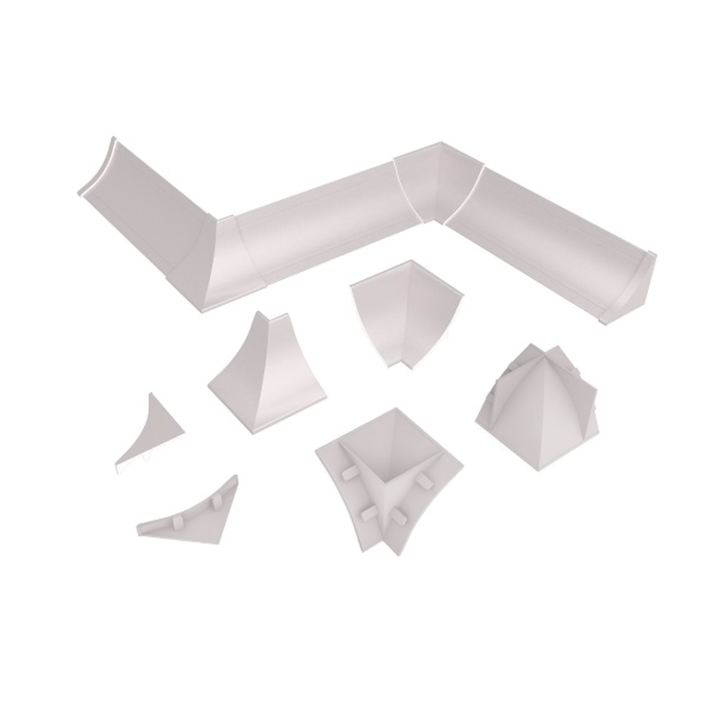 Комплект заглушек Искра белая глянец № LB37,38-6082