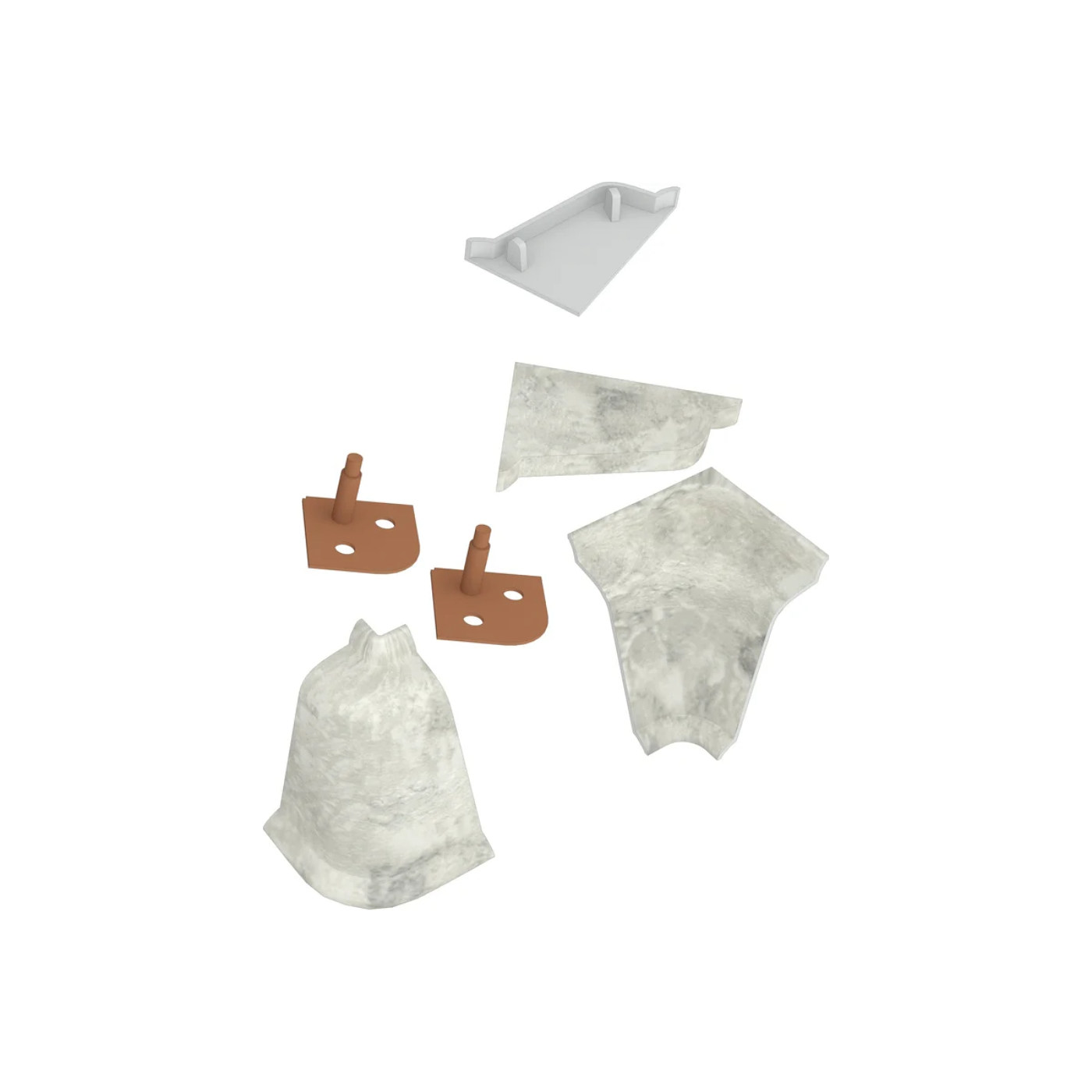 Комплект заглушек Fossil № LB37,38-6093  (крашенный)