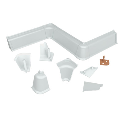 Комплект заглушек Бриллиант белый № LB37,38-460 (крашенный)