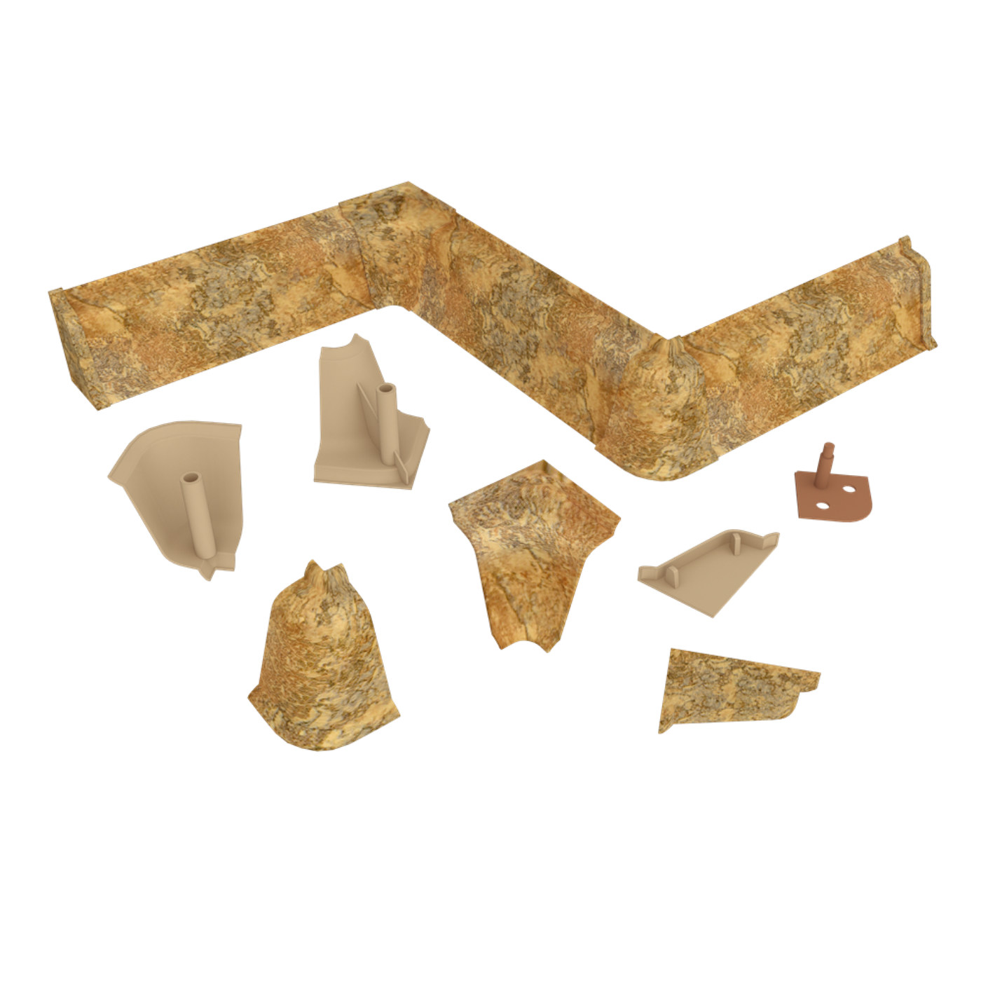 Комплект заглушек Кастилло № LB37,38-6090 (крашенный)