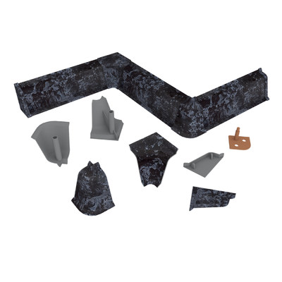 Комплект заглушек Кастилло темный № LB37,38-6021 (крашенный)