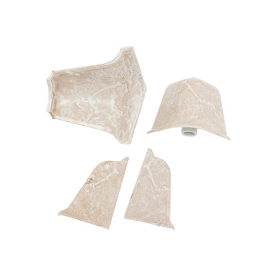 Комплект заглушек Мрамор бежевый светлый № LB37,38-328 (крашенный)