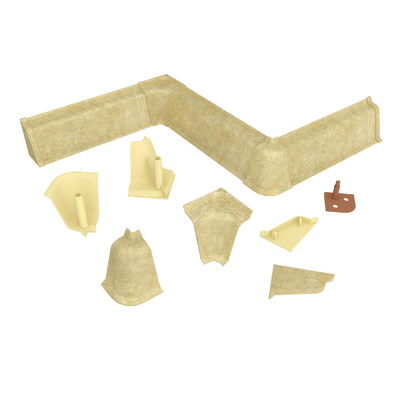 Комплект заглушек Мрамор де мази светлый № LB37,38-6081 (крашенный)