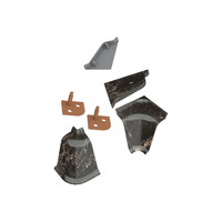 Комплект заглушек Мрамор марквина черный № LB37,38-6094 (крашенный)