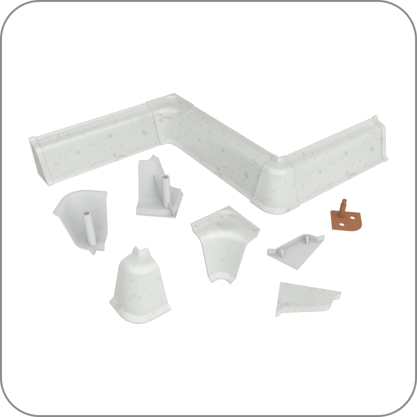 Комплект заглушек Эверест № LB37,38-475 (крашенный)