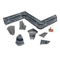 Комплект заглушек Каньон № LB37,38-6087 (крашенный)