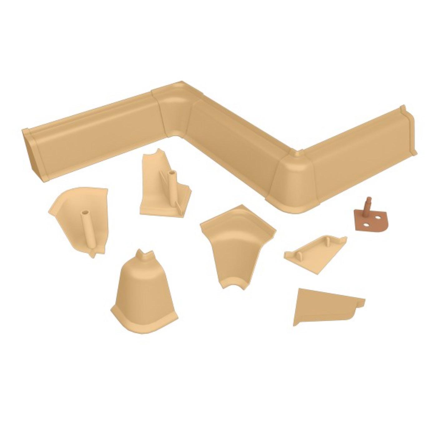 Комплект заглушек Мрамор золотой № LB37,38-366 (крашенный)