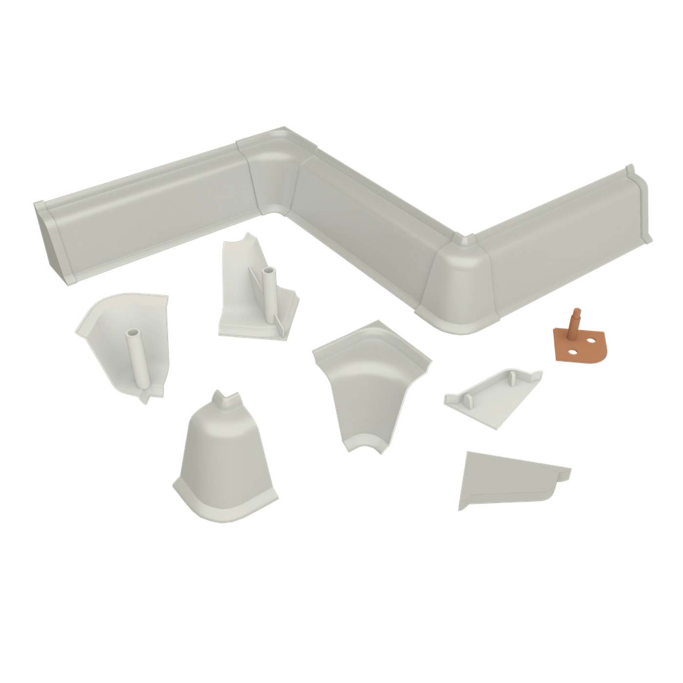 Комплект заглушек Риголетто светлый № LB37,38-6085 (крашенный)