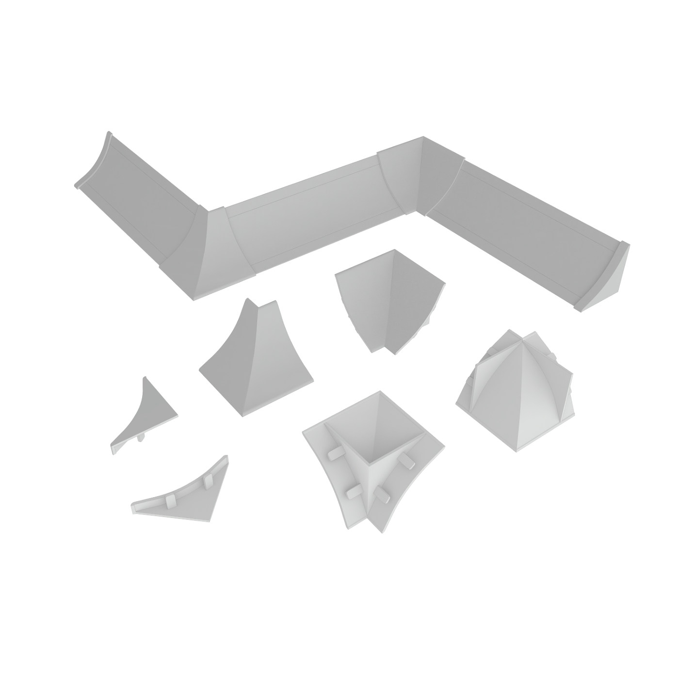 Комплект заглушек Белый № LB23 RUS-11