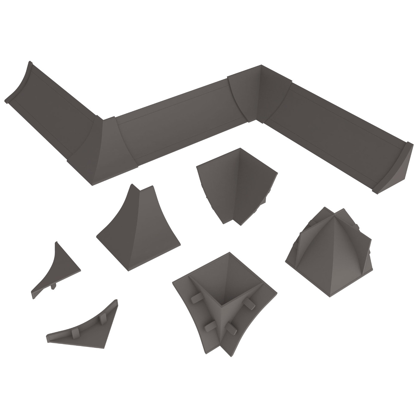 Комплект заглушек Серый № LB23 RUS-13