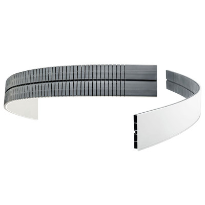 Радиусный элемент Белый 001 100мм  КORNER