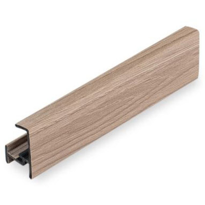 Угол универс.90гр. Ясень шимо светл. к цоколю 009 100мм  КORNER