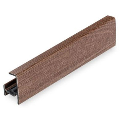 Угол универс.90гр. Ясень шимо темн. к цоколю 008 100мм  КORNER