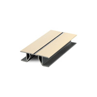 Угол универсальный гибкий Ваниль к цоколю 004 150мм КORNER