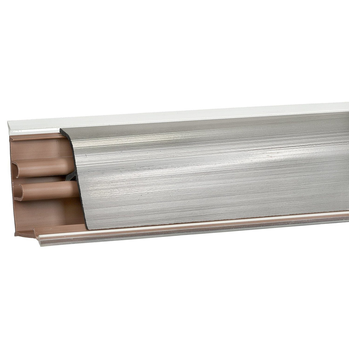 Плинтус Аллюминий металлик 4,2м № LB371-610В