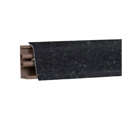 Плинтус Бриллиант черный 4,2м № LB381-6187