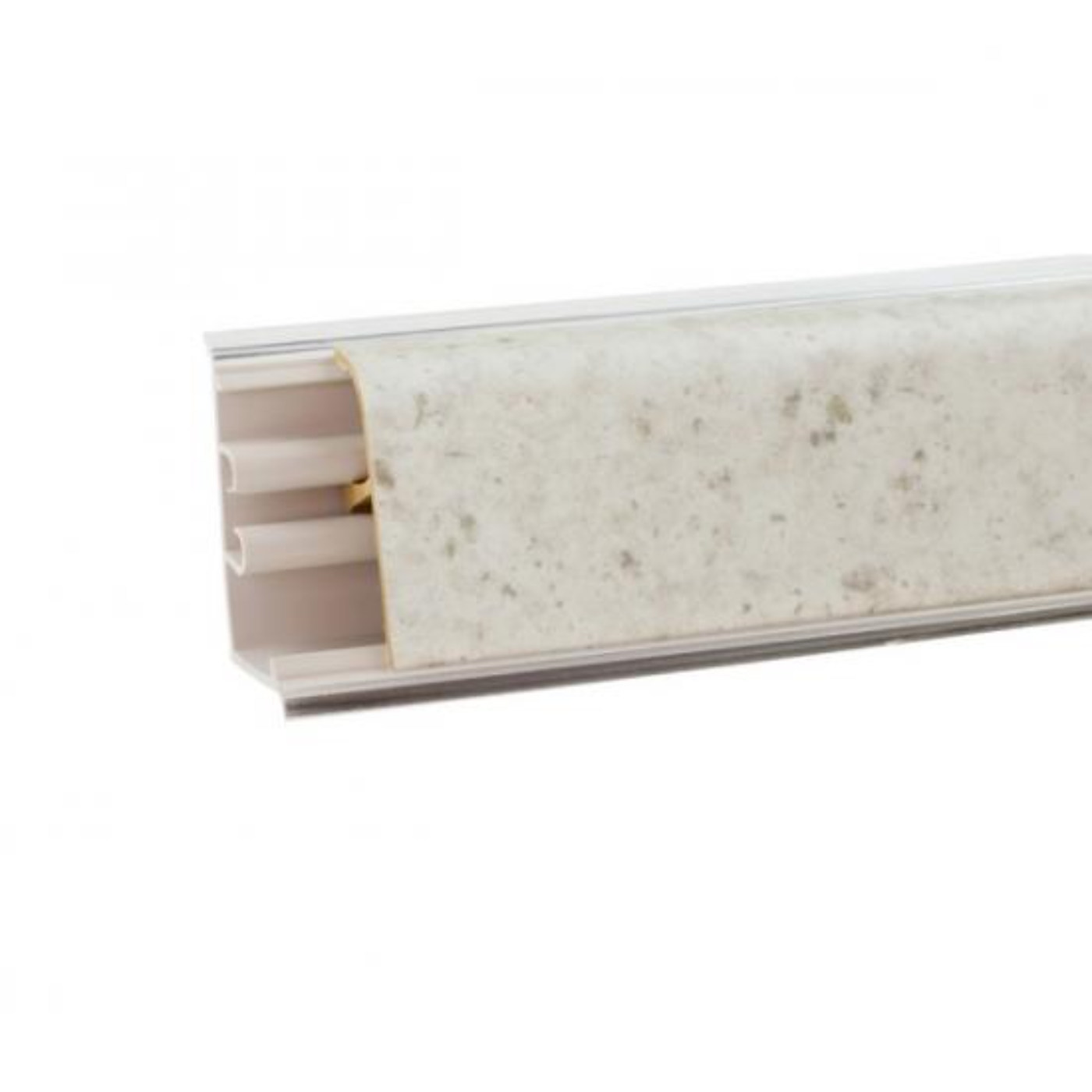 Плинтус Кашемир белый 3м № LB381-6190 (№ 464)