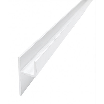 Плинтус Ч-образный  Белый матовый 3м № LB6-А011