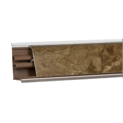 Плинтус Обсидан коричневый 3м № LB371-6119