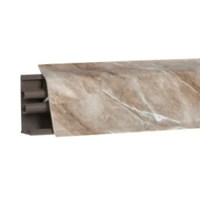 Плинтус Мрамор бежевый светлый 4,2м № LB381-675В
