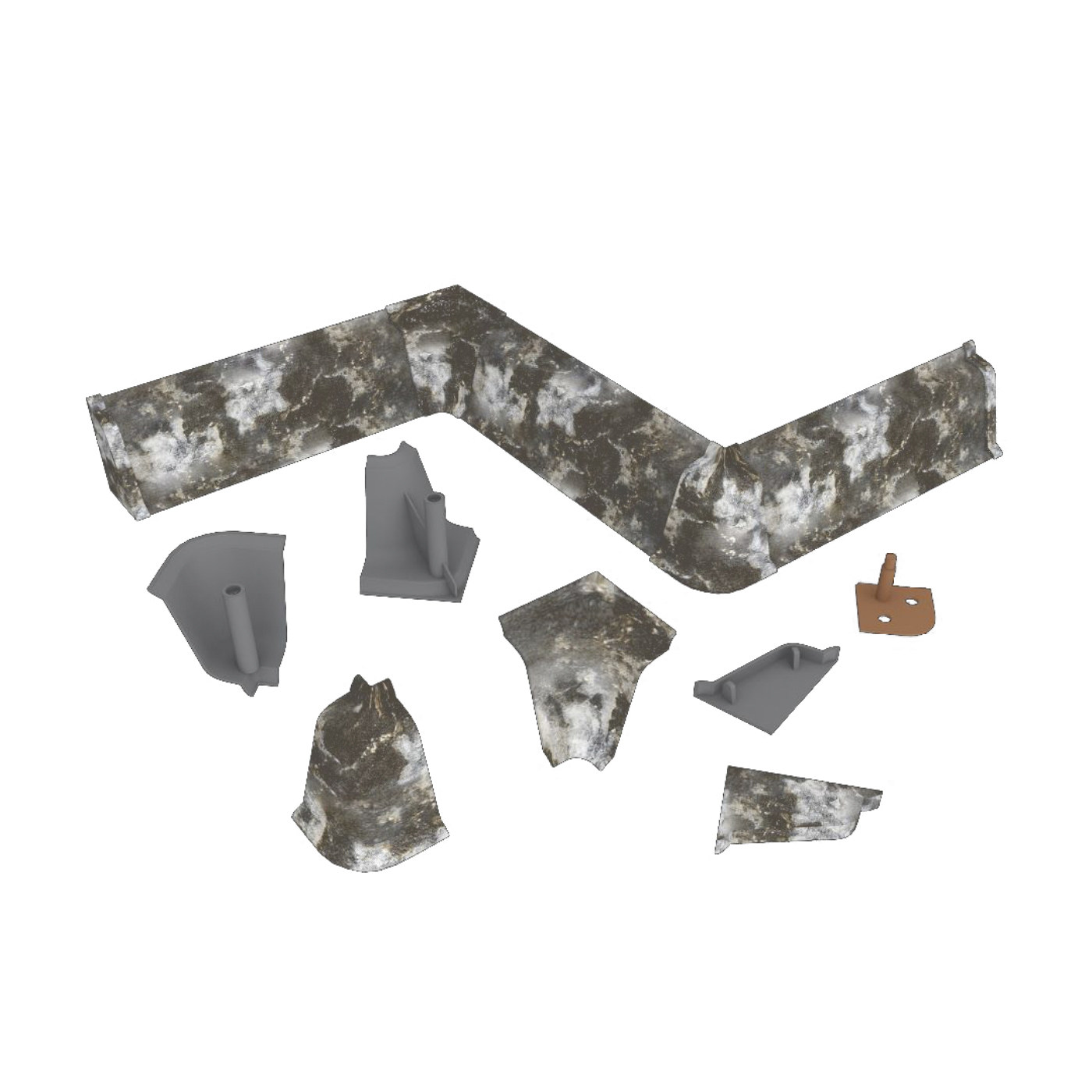 Комплект заглушек Королевский опал № LB37,38-6073