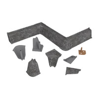 Комплект заглушек Мрамор марквина серый № LB37,38-6074 (крашенный)