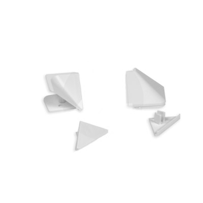Комплект заглушек Белый 00 к плинтусу №LB32