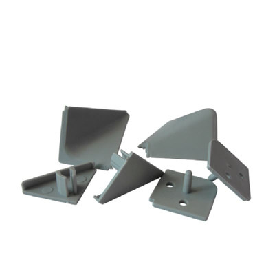 Комплект заглушек Алюмин. 11  к плинтусу №LB32