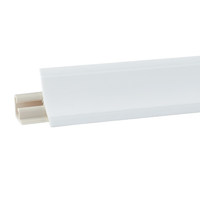 Плинтус Лира Белый глянцевый 3м №LB23-А025